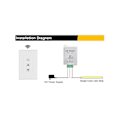 Miniatyrbild 3 av 5: Dc12v-24v 10a Trådlös Dimmer med Touch-Fjärrkontroll för Enfärgad (r1)