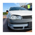 Miniatyrbild 2 av 5: För Golf4 Mk4 Iv 1997-2005 Blank Svart Front Strålkastare Omslag Garnera Strip Ögonbryn Omslag Trim Stick