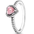 Miniatyrbilde 4 av 5: Glitrende kubisk zirkonia krone 925 sterling sølv ring for kvinner måne og floral stil bryllup smykker PYR067 7