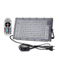 Pikkukuva 2 / 4: Led Rgb-valonheitin 50w 100w 150w Ip65 Ulkovalaisin Ac220v Rgb-heijastinprojektori Lamppu Värillisellä Kaukosäätimellä