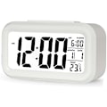 Miniatyrbild 1 av 5: Dekorativ Digital Klocka, Multifunktionell LCD Elektronisk Klocka med Stor Skärm Batteridriven, Bakgrundsbelysning Sensor Touch LED Väckarklocka med Tid Temperatur