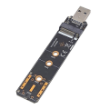 Miniatyrbild 3 av 5: Usb3.2 Gen2 10gbps till NVMe-protokoll M.2-låda till en port Realtek Rtl9210 kortöppning