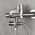 Miniatyrbilde 4 av 5: Solid Messing 3-veis Ventil G1/2\" Hånddusj Dusjkomponenter Universal Tilkobling