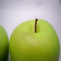 Miniatyrbilde 3 av 4: 4 store kunstige grønne epler frukt