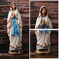 Miniatyrbild 4 av 5: 12 tum hög Vår Fru av Lourdes Staty Välsignad Jungfru Maria Figur Dekoration