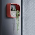 Miniatyrbillede 4 af 5: Hængende Planter Væghængt Planter Moderne Kunst Væg Vase Hængende Planter Blomsterkrukker Sukkulent Plante Kurv til Indendørs Udendørs Soveværelse Stue Dekoration Ha