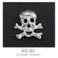 Pikkukuva 1 / 5: 10 kpl 2022 Uusi Halloween Korut Kynsi Taide Tarvikkeet Punk Rock Tyylit Kallo Risti Kynsi Charm Koristeet 3d Seos Kynsi Tarvikkeet