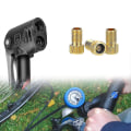 Miniatyrbild 5 av 5: Presta till Schrader Mässing Cykelventil Adaptor med Tätningsring Adaptor Konverterare, 3 st