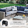 Miniatyrbilde 3 av 5: 10 stk. Patio Møbelklips Flettverk Møbelklips Sofa Klips For Patio Hage Flettverk