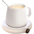 Miniatyrbillede 2 af 5: Varme Kop Pad Kaffe Krus Varmer, Termostatisk Varme Kop Pad, Elektrisk Termostat Coaster, Auto-on/off, til Kaffe, Mælk, Te, Kakao, Varm Chokolade (Co