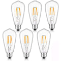 Pikkukuva 1 / 5: Himmennettävä LED Edison-lamppu Vintage-valaisin 40w Retro Vanhanaikainen E27 St64 Kierre 220v