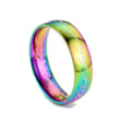 Miniatyrbillede 2 af 5: Ringenes Herre Rustfrit Stål Ringe til Mænd Kvinder Gotisk Mode Smykker Billige Ting Gave Guld Sølv Farve 6mm Gratis Forsendelse Color 7