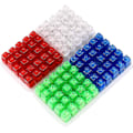 Miniatyrbild 1 av 4: 100-pack LED-fingerringar, blinkande ljusringar i bulk för festfavoriter | Glow-in-the-dark-festtillbehör för barn och vuxna
