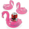 Miniatyrbillede 5 af 5: Oppustelig Flydende Flamingo Drikkeholder 12 Pak