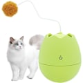 Miniatyrbild 1 av 5: Interaktiva Tumlare Katt Leksaker, Automatisk Elektronisk Katt Leksak Tumlare Katt Retande Pinne Leksaker, 360 Grader Själv Roterande Boll, Katter Husdjur Kattunge Jaga Leksak
