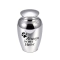 Miniatyrbillede 1 af 5: Aluminiumlegering Mindehund Kiste Urne - Lille Souvenir Urne