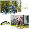 Miniatyrbillede 4 af 5: 2 stk. Reflekterende cykelbuksestropper Reflekterende buksestropper Cykelbuksestropper Cykelsikkerhed Tilbehør Cykler Cykeludstyr