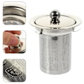 Miniatyrbillede 3 af 4: Rustfrit Te-si Strainer Indsats Te-infuser Tekande Tilbehør Te-filter Mesh