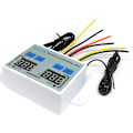 Miniatyrbillede 4 af 5: Dobbelt digital termostat temperaturregulator to relæudgang termoregulator til inkubator opvarmning køling Xk-w1088 Dc24v