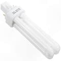Fire 13W energisparende lyspærer per eske, dobbelstiftbase, egnet for plug-in lysarmaturer. Merke: Umerket