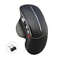Miniatyrbillede 1 af 5: Trådløs mus, USB, vertikal, ergonomisk, 800/1600/2400/3600 DPI, 6 knapper, LED, forebyggelse af musesyndrom og epicondylitis, til højrehåndede (ma