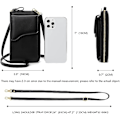 Miniatyrbillede 2 af 5: Lille læder skuldertaske, crossbody taske mobiltelefon pung pung let crossbody håndtasker til kvinder
