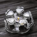 Miniatyrbillede 1 af 4: Universal Solid Crystal Glas Tekandevarmer | Tekandevarmer -- Lys Slukkes Aldrig