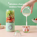 Miniatyrbild 5 av 5: Orange Fresh Fruit Bärbar Blender Cup Squeezer Maskin Usb Laddningsbar Mini Elektrisk Automatisk Juicer Extractor