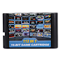 Miniatyrbilde 1 av 5: 112 i 1 Spillkassett 16 Bit Spillkassett For Megadrive Spillkassett For Pal Og Ntsc
