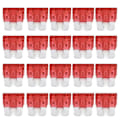 Miniatyrbillede 1 af 5: 20 stk. 10A 10amp Medium Blade Sikring Bil/RV/båd/lastbil/motorcykel Ato/atc