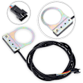 Miniatyrbilde 4 av 5: E-sykkel hastighetssensor, elektrisk sykkelpedal 12 magneter Pas-system assistentsensor hastighet