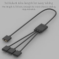 Pikkukuva 3 / 3: 5V ARGB 3-nastainen LED-synkronointikaapeli ARGB-sarjan keskittimelle 31 cm / 12,2 tuumaa
