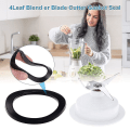 Miniatyrbillede 4 af 5: Til Kitchenaid 4-bladet blenderkniv og blenderkobling med nøgle