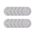 Miniatyrbillede 1 af 5: Pakke med 12 Klude til X10+ & L10s Ultra/L10 Ultra Robotstøvsuger, Mikrofiber Våde Mop Puder Tilbehør