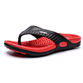 Miniatyrbilde 1 av 5: Herre Bad Flip Flops Sklisikre Casual Strand Sandaler Sklisikre Tøfler Rojo 40