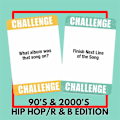 Pikkukuva 2 / 5: 90-luvun ja 2000-luvun Hip Hop ja R&B Musiikki Trivia Korttipeli Oikeilla Kirjaimilla