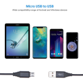 Miniatyrbild 4 av 5: Micro USB-kabel Snabbladdning Android Laddare Snabbladdning Nylonflätad Kompatibel med Sony Xperia Z3 / Z3 Compact, Z4 Tablet, Z