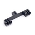 Pikkukuva 2 / 5: Alumiininen kaksoisjalusta-adapteri GoPro Hero 4 5 6 7 8 9 Black Silver Sessionille