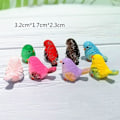 Miniatyrbillede 5 af 5: Mini fugle miniature figur 4/8 stk små fugle model figur mikro landskab hjem ornament miniature diy håndværk haveindretning (4 stk B sæt)