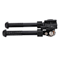 Miniatyrbillede 4 af 5: Sort justerbar vippe V8 bipod til jagt med 360?? rotation
