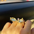 Miniatyrbillede 4 af 5: BFF Åbenbar Veninde Ring BFF Ring Sølv BFF Åbenbar Sød Kobber Ring