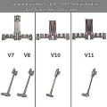 Miniatyrbilde 5 av 5: Veggmontert tilbehørsstativ for støvsugertilbehør til V15 V12 V11 V10 V8 V7