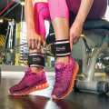 Miniatyrbillede 5 af 5: Pulley Cable Machines Attachment Neoprene Ankle Cuff Gym Straps Weight Lifting Stainless Steel Double D Ring Fitness Bodybuilding