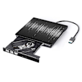 Miniatyrbillede 1 af 3: Eksternt Cd Dvd-drev, Usb 3.0 Bærbar Cd Dvd +/-rw Drev Slim Cd Dvd Rom Rewriter Brænder Cd Dvd Afspiller Til Bærbar Computer Desktop Macbook Pc Windows L