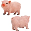 Miniatyrbilde 3 av 4: Realistisk Resin Piglet Håndlaget Resin Piglet Naturlig Farge Skrivebordsdekorasjon Polyresin