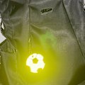 Miniatyrbillede 4 af 5: Reflekterende nøglering vedhæng Fodboldmønster Reflektor Nøgleringe Synlig Sikkerhed