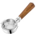 Pikkukuva 1 / 5: 58 mm:n pohjaton portafilteri Expobar-, Faema- ja Wega-koneille, 1 kupin suodatinostaja mukana