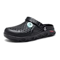 Miniatyrbillede 2 af 5: Herres Sommersandaler Fashion Strand Platform Slippers Eva Sole Slides Sandaler Træsko Negro 42
