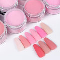 Miniatyrbillede 3 af 5: 15g Gravering 3D Mønster Bulk Fine Forskellige Nuancer Hot Pink Negle Akryl Pulver Krystal Forlængelse Builder Værktøjer Negle Tilbehør