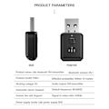 Miniatyrbillede 3 af 4: Bil Trådløs FM-Sende Bluetooth-kompatibel 5.1 FM Radio Modulator Kit Ingen Forsinkelse Støjfri Håndfri Lydadapter